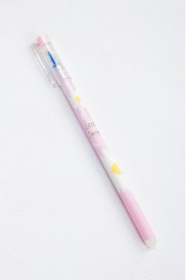 Ручка гелева, 0,5 мм, пиши-стирай, "Квіти"